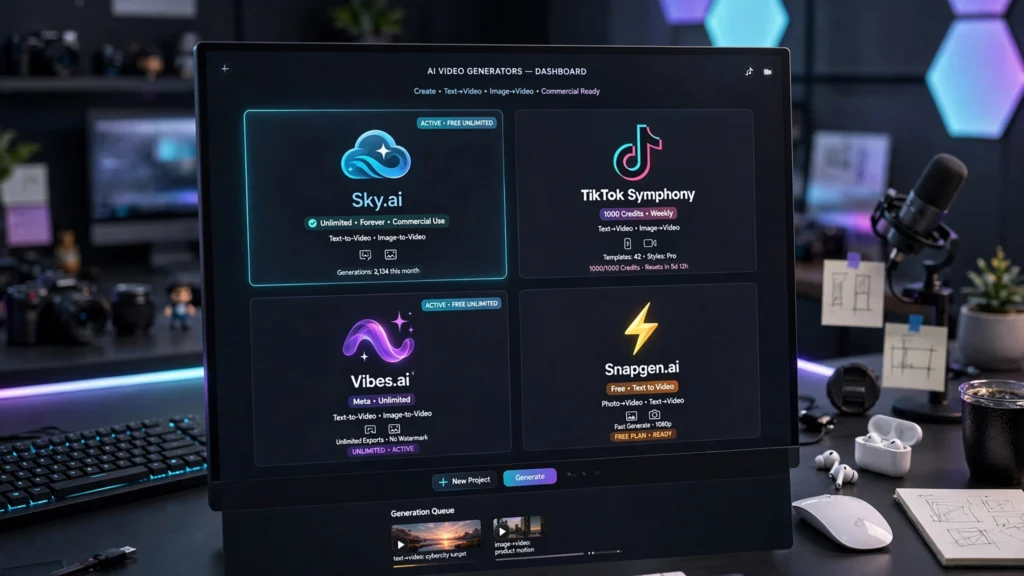 Free Unlimited AI Video Generator