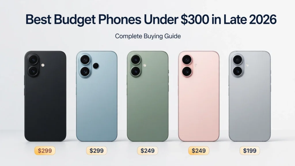Best Budget Phones Under $300 in Late 2026: Complete Buying Guide