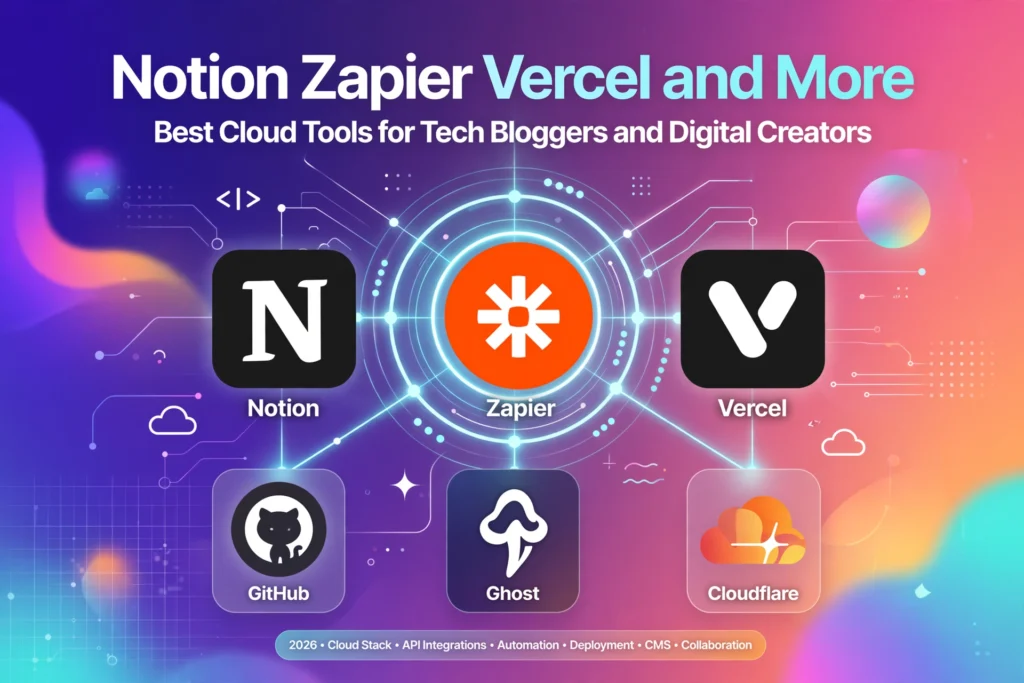 Notion, Zapier, Vercel and More: Best Cloud Tools for Tech Bloggers and Digital Creators